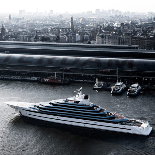 Megayate de crucero - KAOS - Oceanco - con fly / raised pilothouse / con piscina