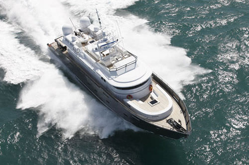 Super-yate de lujo de crucero - Ermis2 - McMullen & Wing - con fly
