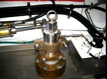 Cilindro para yate - RUDDER UPPER HOLDER - Aritex - hidráulico / para dirección