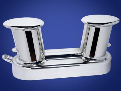 Bita de amarre para pantalán - Aritex - para barco / doble / de acero inoxidable