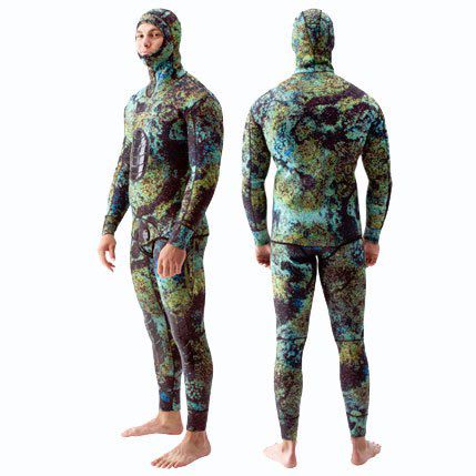 Traje húmedo para pesca submarina - DIGI-TEK CAMO - Riffe International - de manga larga / de dos piezas / 5 mm