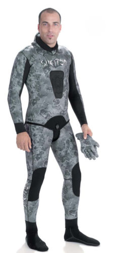 Traje húmedo para pesca submarina - BLACK DIAMOND CAMO - SPETTON - de dos piezas / 3 mm / 5 mm