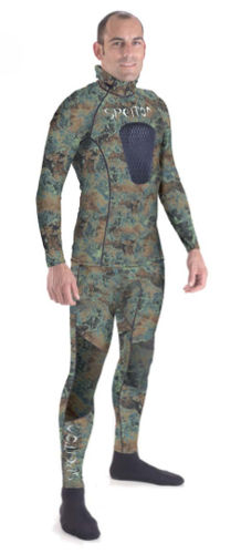 Traje húmedo para pesca submarina - LYCRA TRI CAMO - SPETTON - integral / otros / unisex