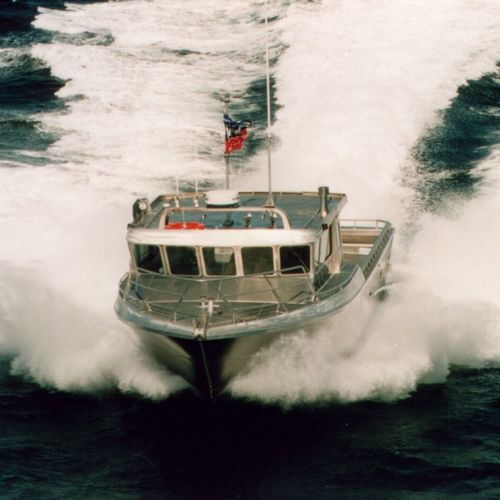 Barco profesional barco utilitario - Commercial 1300 - AMF Boat Company - hidrojet intraborda / de aluminio