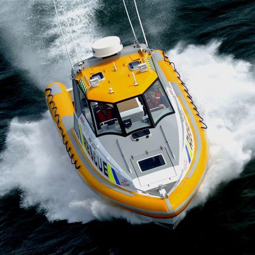 Barco profesional barco de salvamento - 900 QRV - AMF Boat Company - hidrojet intraborda / diésel / de aluminio