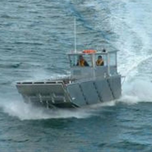 Barco profesional barco de desembarco - Kraite 750 - AMF Boat Company - fueraborda / de aluminio