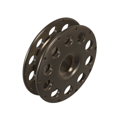 Polea simple - KB10C - KARVER SYSTEMS - de alta resistencia / con fijación textil / con rodamiento de rodillos