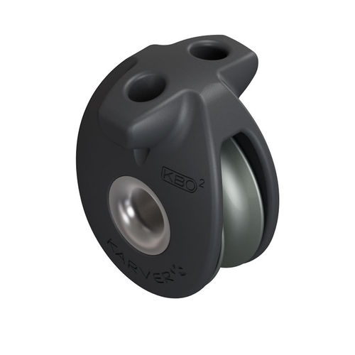 Polea simple - KBO2 - KARVER SYSTEMS - de reenvío / con fijación textil / con cojinetes lisos