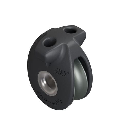 Polea simple - KBO4 - KARVER SYSTEMS - de reenvío / con fijación textil / con cojinetes lisos