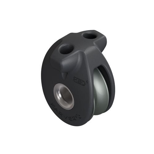 Polea simple - KBO6 - KARVER SYSTEMS - de reenvío / con fijación textil / con arraigo integrado