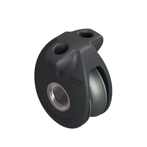 Polea simple - KBO8 - KARVER SYSTEMS - de reenvío / con fijación textil / con cojinetes lisos