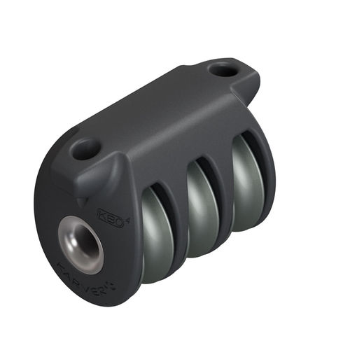 Polea triple - KBO4 - KARVER SYSTEMS - de reenvío / con fijación textil / con rodamiento de rodillos