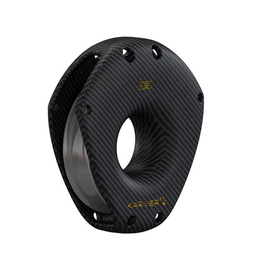 Polea simple - KBRC80  - KARVER SYSTEMS - de alta resistencia / con fijación textil / con rodamiento de rodillos