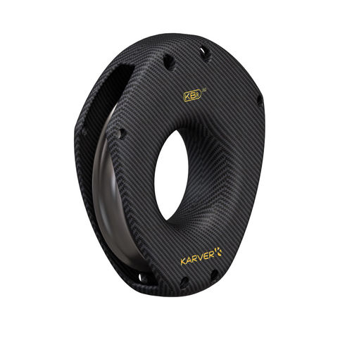 Polea simple - KBRC160 - KARVER SYSTEMS - de alta resistencia / con fijación textil / con rodamiento de rodillos