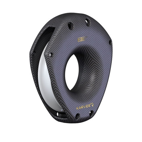 Polea simple - KBRC180 - KARVER SYSTEMS - de alta resistencia / con fijación textil / con rodamiento de rodillos