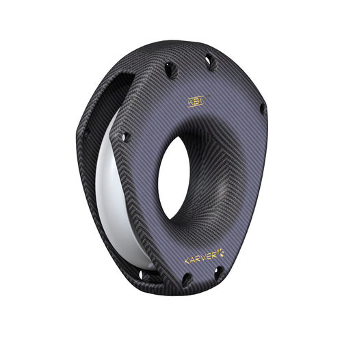 Polea simple - KBRC250 - KARVER SYSTEMS - de alta resistencia / con fijación textil / con rodamiento de rodillos