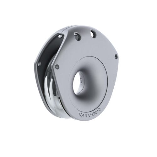 Polea simple - KBR65  - KARVER SYSTEMS - de alta resistencia / con apertura / con fijación textil