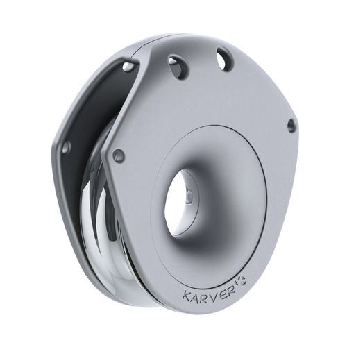 Polea simple - KBR80  - KARVER SYSTEMS - de alta resistencia / con apertura / con fijación textil