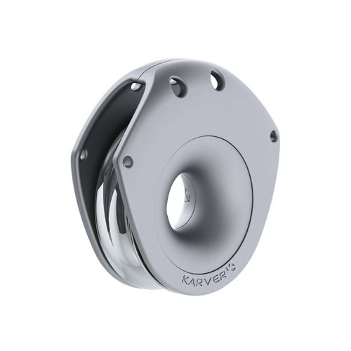 Polea simple - KBR130  - KARVER SYSTEMS - de alta resistencia / con apertura / con fijación textil