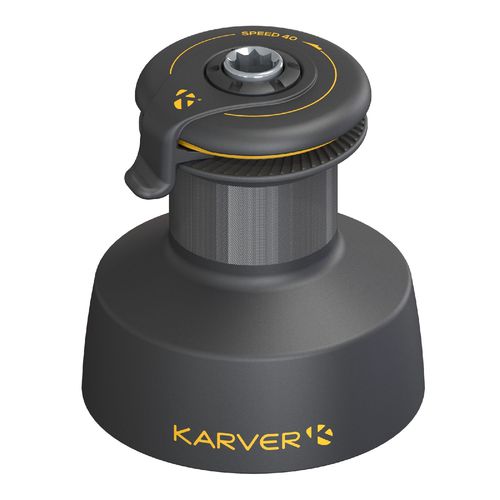 Winch 4 velocidades - KSW40 - KARVER SYSTEMS - de aluminio anodizado / para velero de carrera