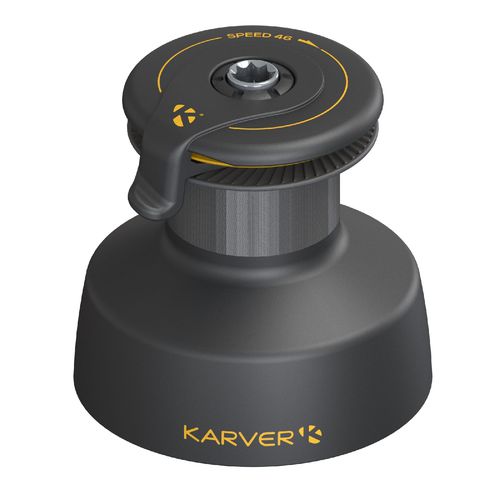 Winch 4 velocidades - KSW46 - KARVER SYSTEMS - de aluminio anodizado / para velero de carrera