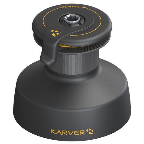 Winch 4 velocidades - KSW52 - KARVER SYSTEMS - de aluminio anodizado / para velero de carrera