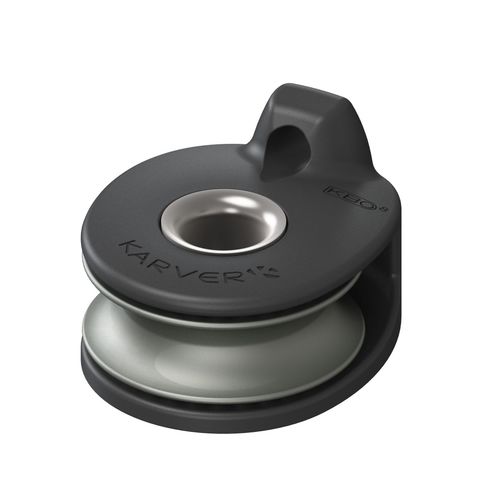 Polea simple - KBO8FB - KARVER SYSTEMS - de reenvío / plana de reenvío / con clavija fija