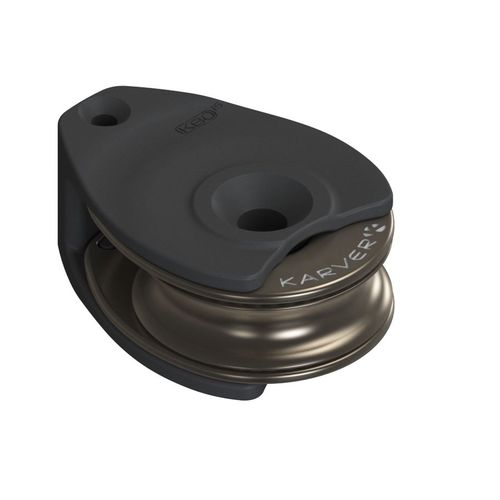 Polea simple - KBO15FB - KARVER SYSTEMS - de reenvío / plana de reenvío / Ø máx. cabo: 14 mm