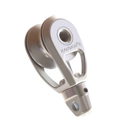 Polea simple - KBS10 - KARVER SYSTEMS - de reenvío / con grillete / para velero