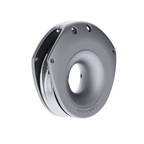 Polea simple - KBR160 - KARVER SYSTEMS - de alta resistencia / con apertura / con fijación textil