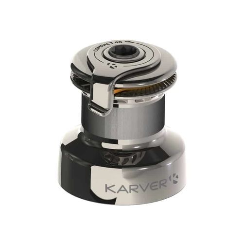 Winch 2 velocidades - KCW45 - KARVER SYSTEMS - de acero inoxidable / para velero de carrera / para sailing-yacht