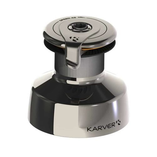 Winch 4 velocidades - KSW46 - KARVER SYSTEMS - de acero inoxidable / para velero de carrera / para sailing-yacht