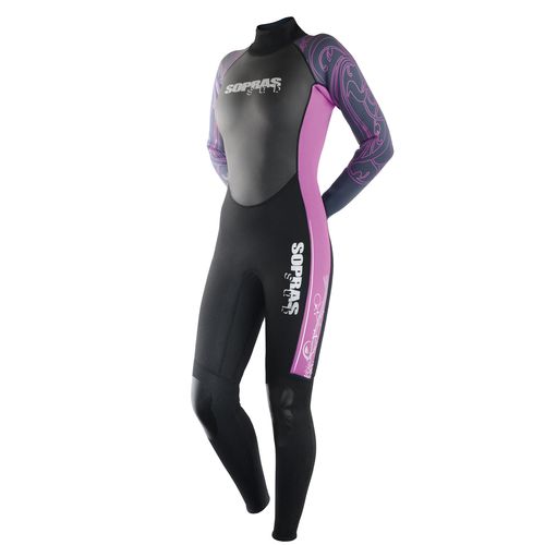 Traje húmedo de buceo - Isida  - Sopras group - de manga larga / de una pieza / 3 mm