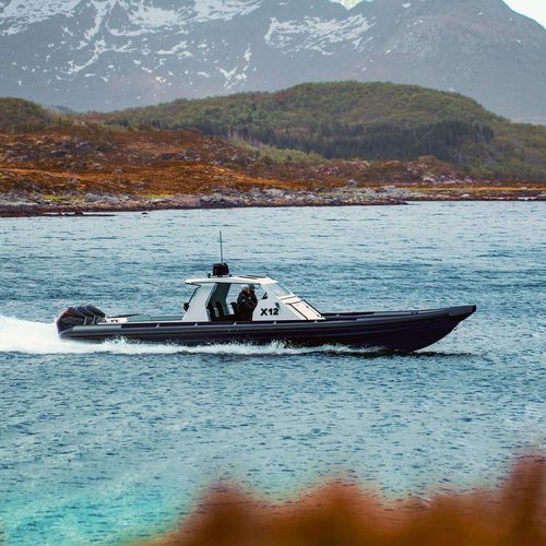 Barco profesional barco de vigilancia - Goldfish - barco utilitario / fueraborda / embarcación neumática semirrígida