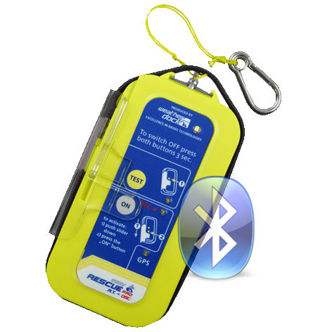 Emisor para buque - A040 easyRESCUE-PRO (BT) - Weatherdock AG - de alarmas hombre al agua