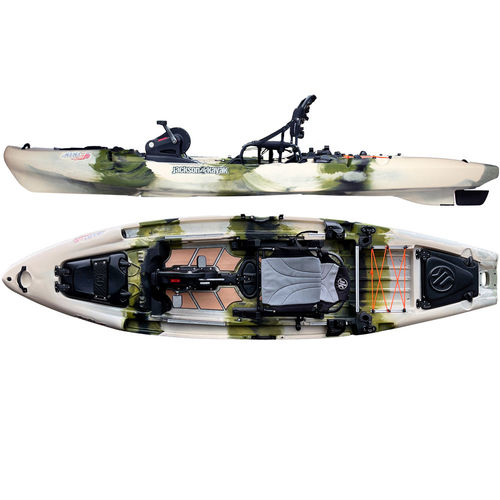 Kayak sit-on-top - Big Rig FD - Jackson Kayak - de pesca / para adulto / 1 plaza