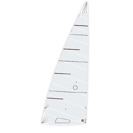 Vela mayor - DELTA Voiles - para velero de regata / cross-cut / de poliéster