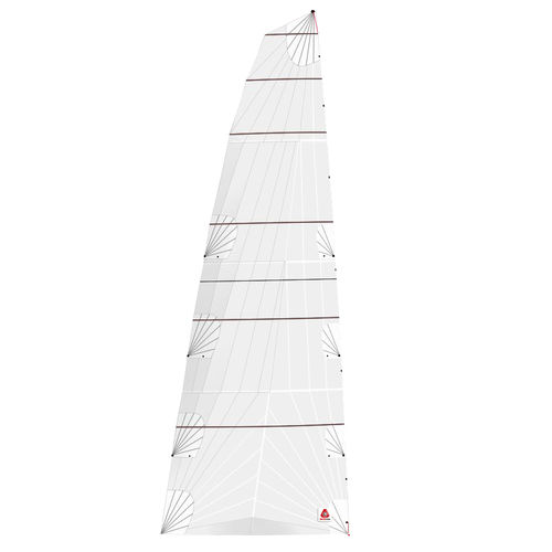 Vela mayor - DELTA  à corne - DELTA Voiles - para velero de crucero / corte triradiale