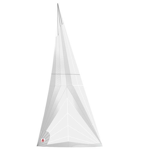 Génova - GSE DELTA - DELTA Voiles - para velero de crucero / cross-cut / de poliéster