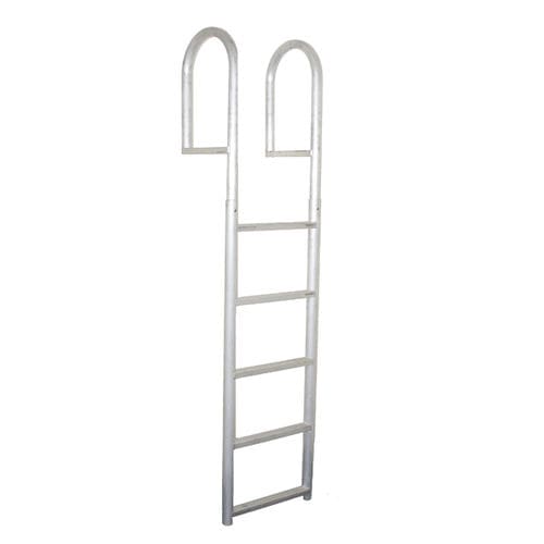 Escalera para pantalán - Boat Hoist USA - fija / de embarque / de aluminio