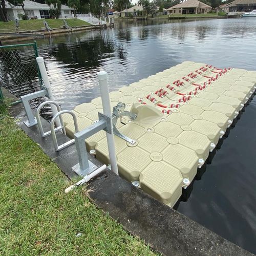 Pantalán flotante - PMS DockMarine - modular / para amarre en seco / para puerto deportivo