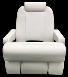 Asiento piloto - 50-1610GA1SWH - Todd Marine Products - para barco / con reposabrazos / ajustable