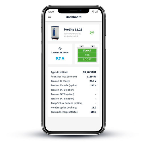 Aplicación de vigilancia - DOLPHIN CHARGER - marina / Androïd / iOS