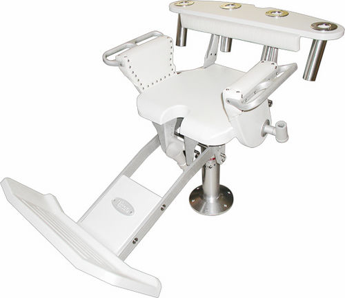 Silla de combate para barco - FC-1050 - Tracy International - con reposabrazos / de aluminio
