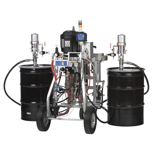 Máquina de pulverización de pintura bicomponente - XP50 Packages - Graco - para astillero naval