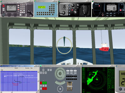 Simulador de navegación - (LAN) version - MI Simulators - para buque