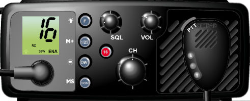 Radio marina - SIMRAD® RT64  - MI Simulators - para buque / VHF