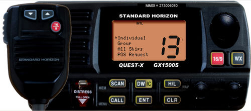 Radio marina - STANDARD HORIZON GX1500S - MI Simulators - para buque / VHF
