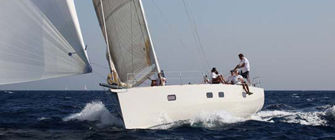 Yate de vela de regata y crucero - NON TI FERMI MAI  - H2X Yachts & Ships - con popa abierta