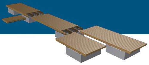 Pantalán flotante - Orsta Marina Systems - de amarre / para puerto deportivo / de madera